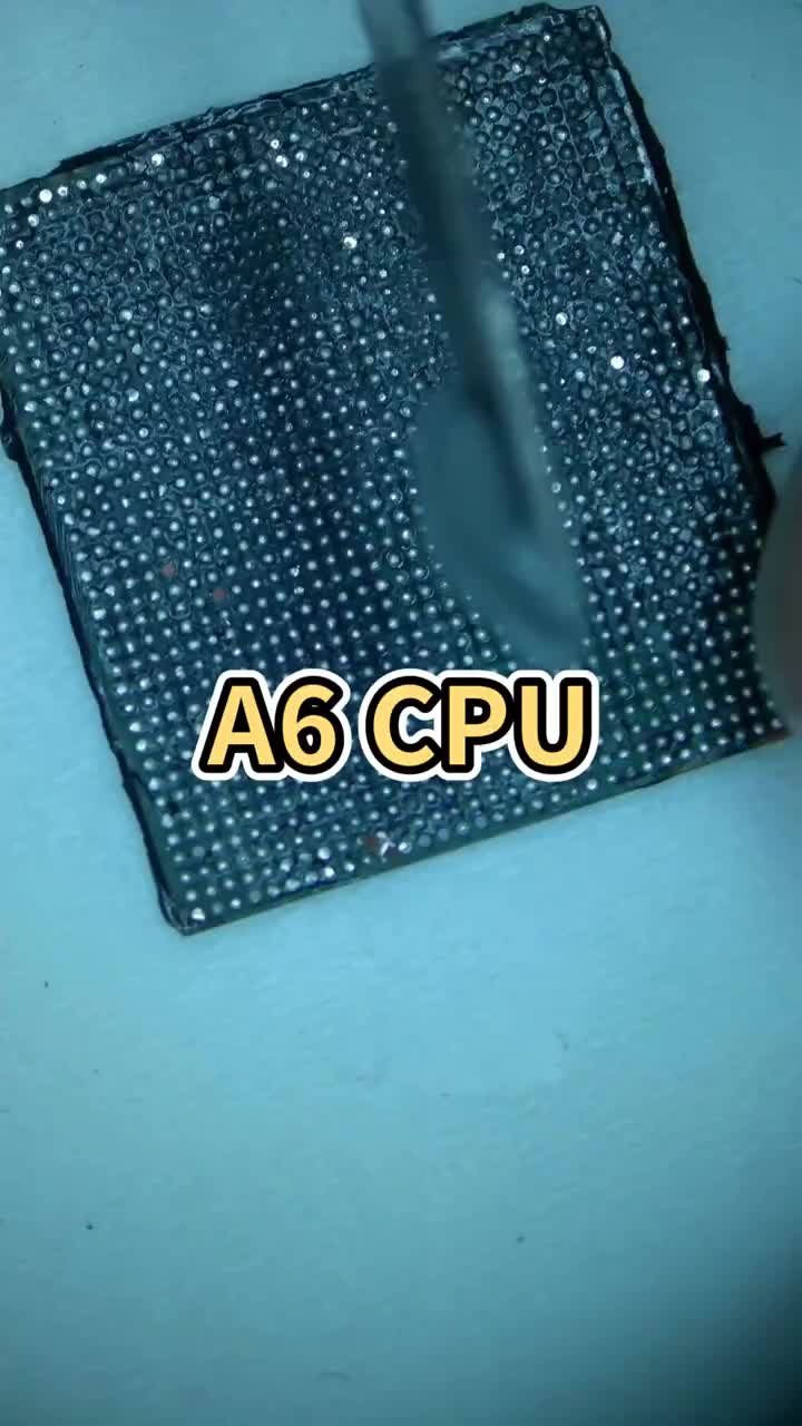 #硬聲創作季 #手機維修 #CPU  A6  CPU除膠