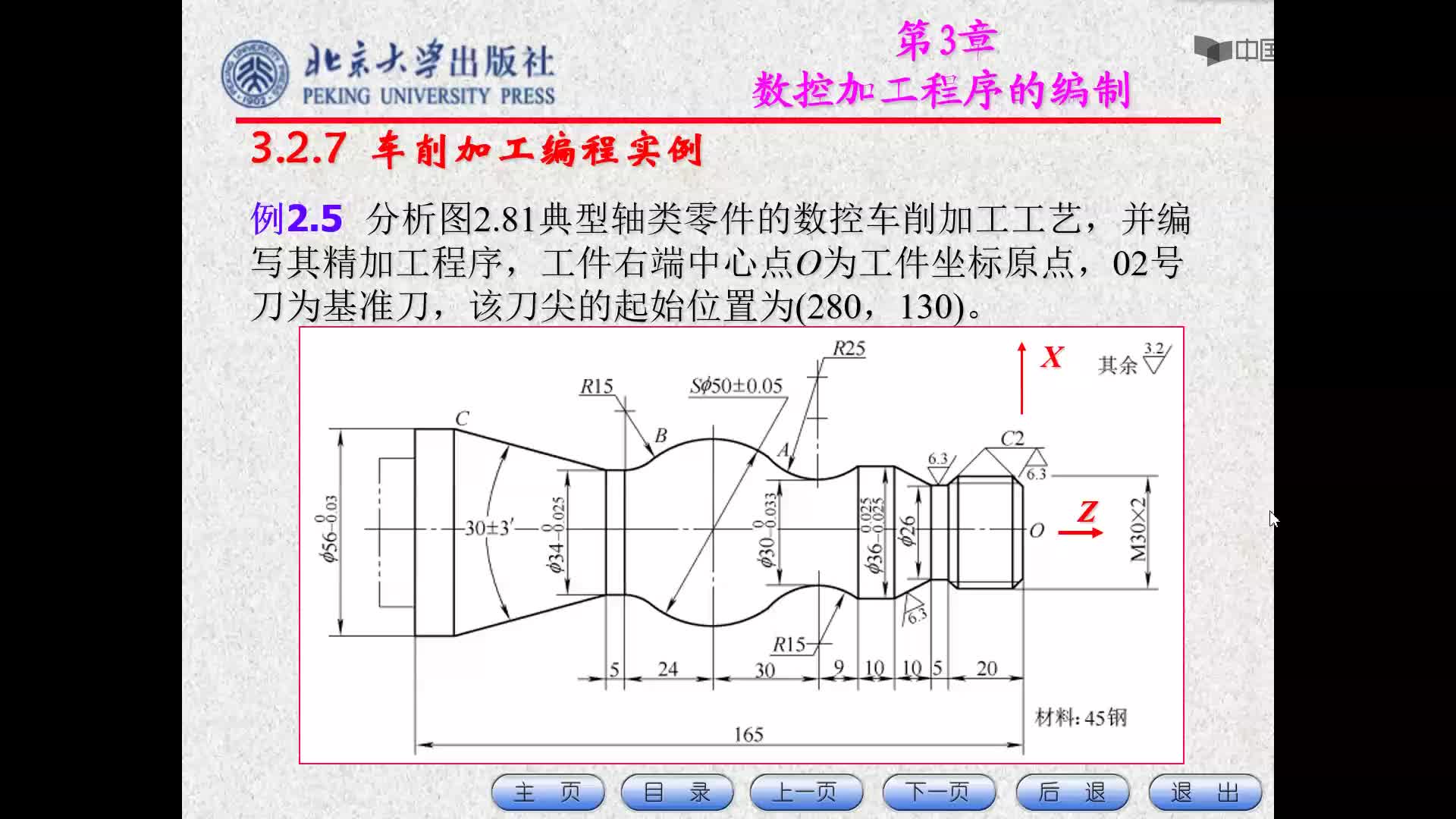 數控加工：數控車床編程實例2-零件圖及其結構#數控 