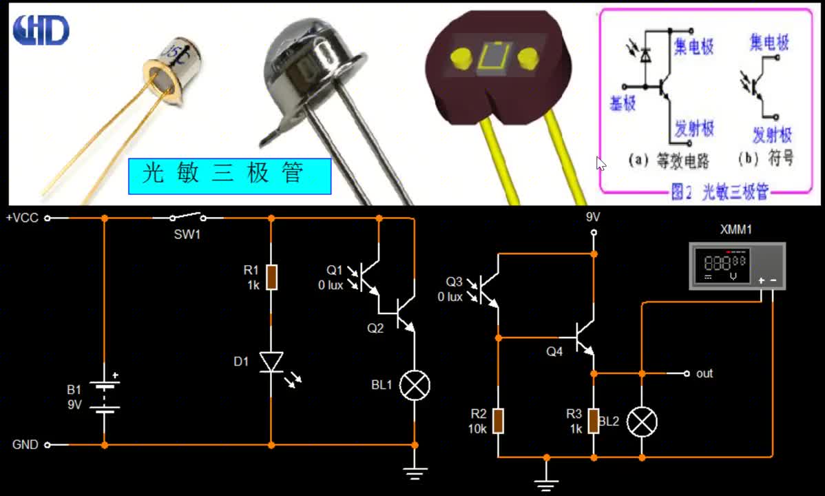 模电不会教的元件知识，光敏传感器原理，很多人都没有学过#硬声创作季 