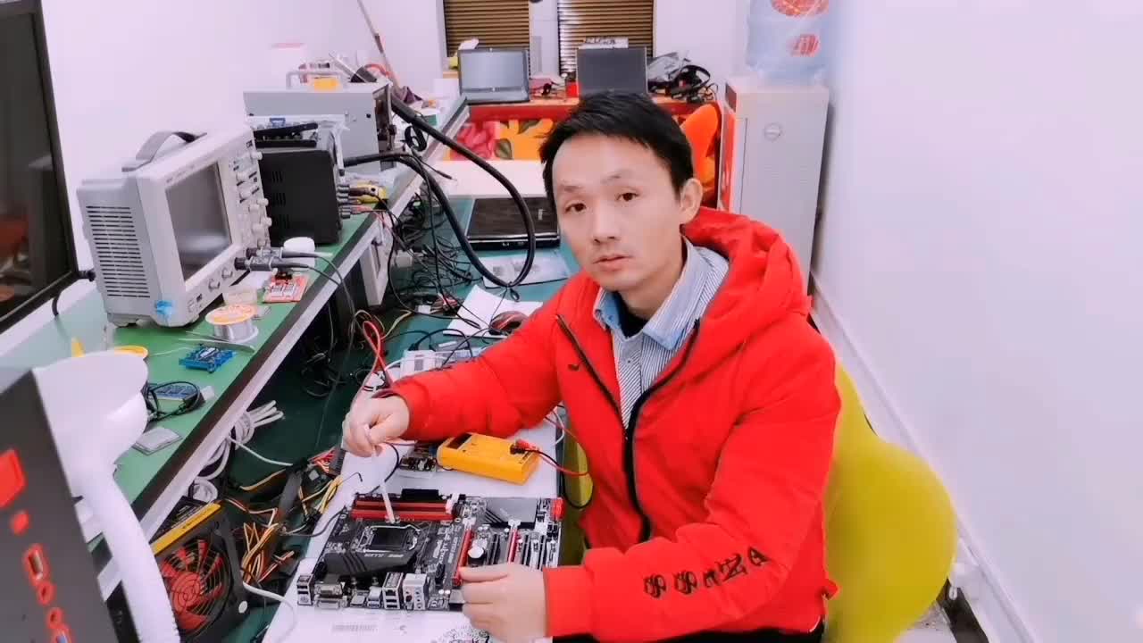 主板不顯示，很多人拿萬用表無從下手，教大家一個實用的方法.#硬聲創(chuàng)作季 