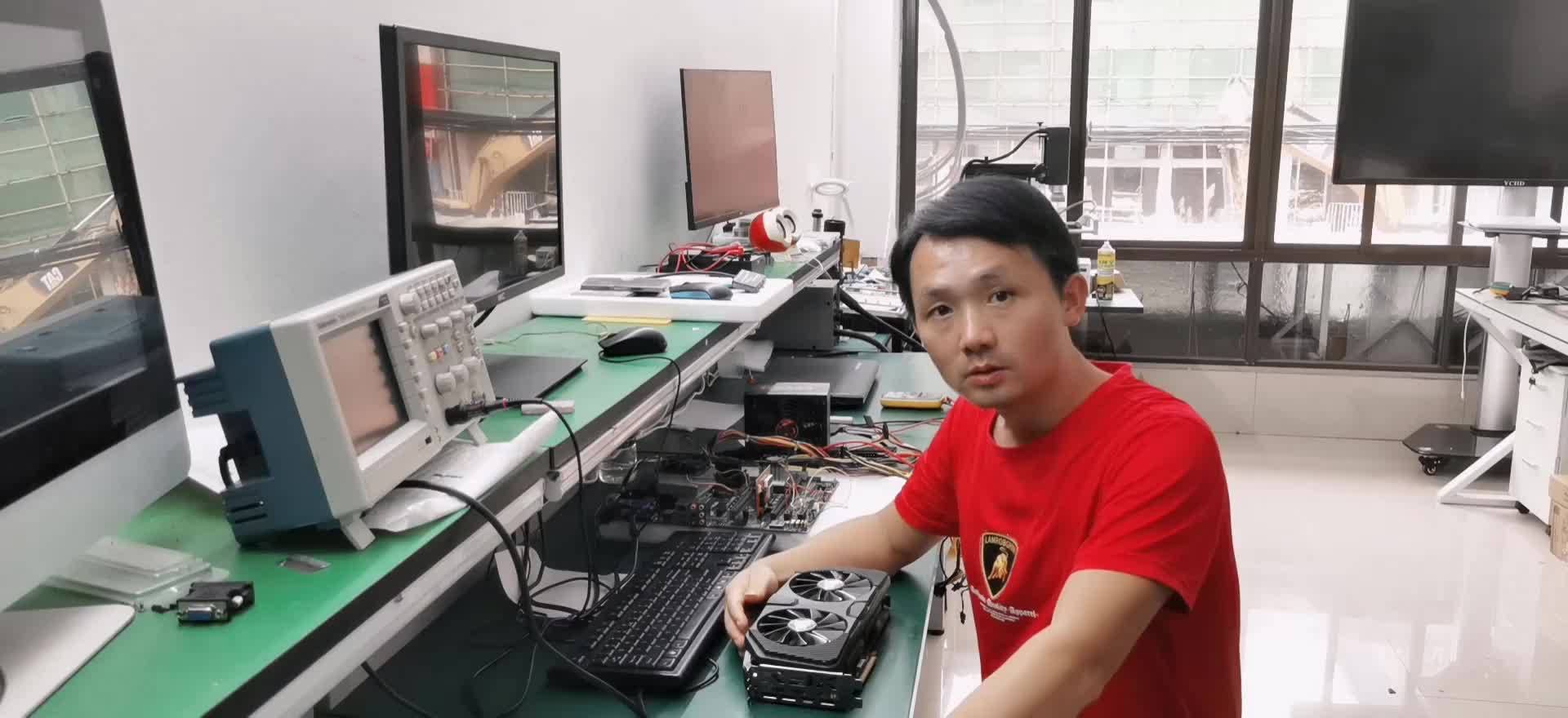 今天收了一塊訊景5700XT燒板，忙了一下午就修了一個寂寞，太難了#硬聲創(chuàng)作季 