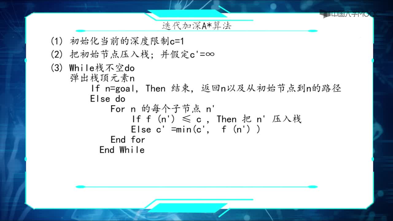 14迭代加深A.算法(2)#人工智能 