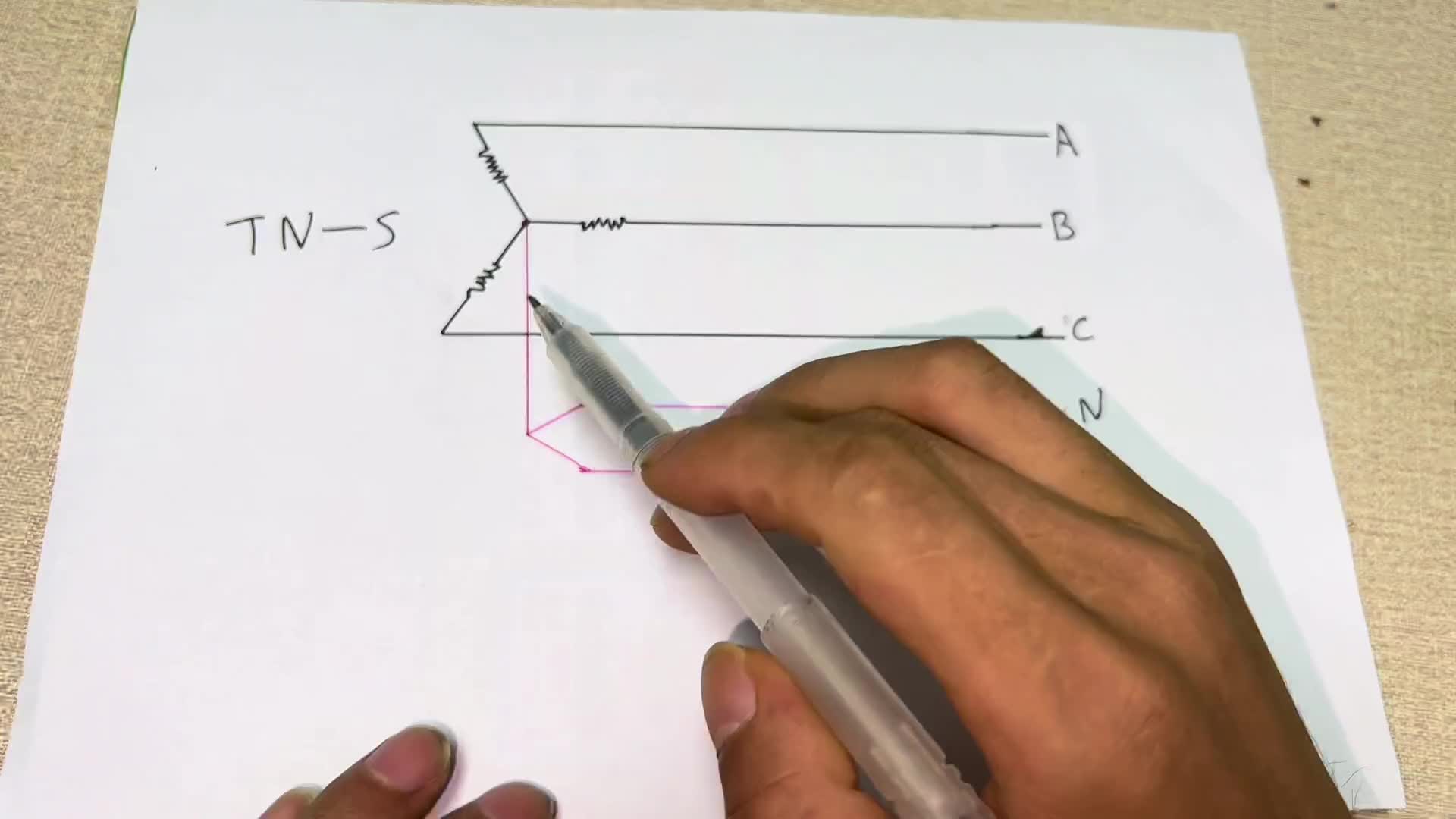 TN－S供電，零線和地線是接在一起的，為什么還會有電壓？漲知識#電路原理 