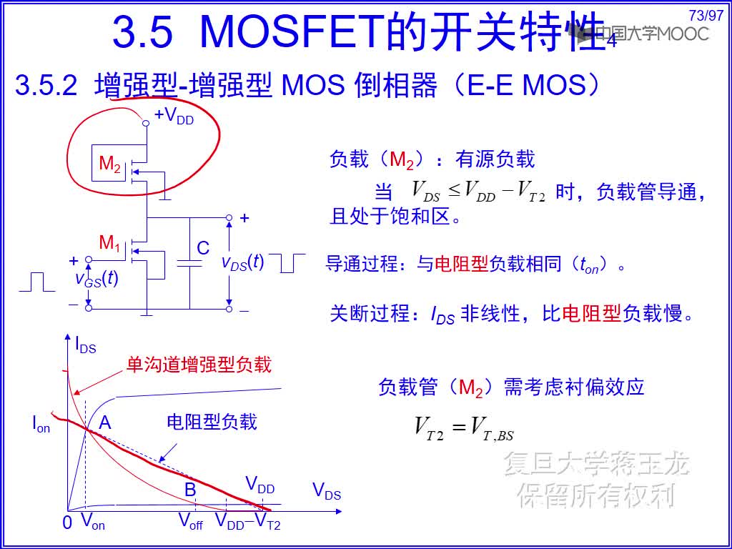 32 增强型-增强型MOS倒相器（E-EMOS）(2)#硬声创作季 