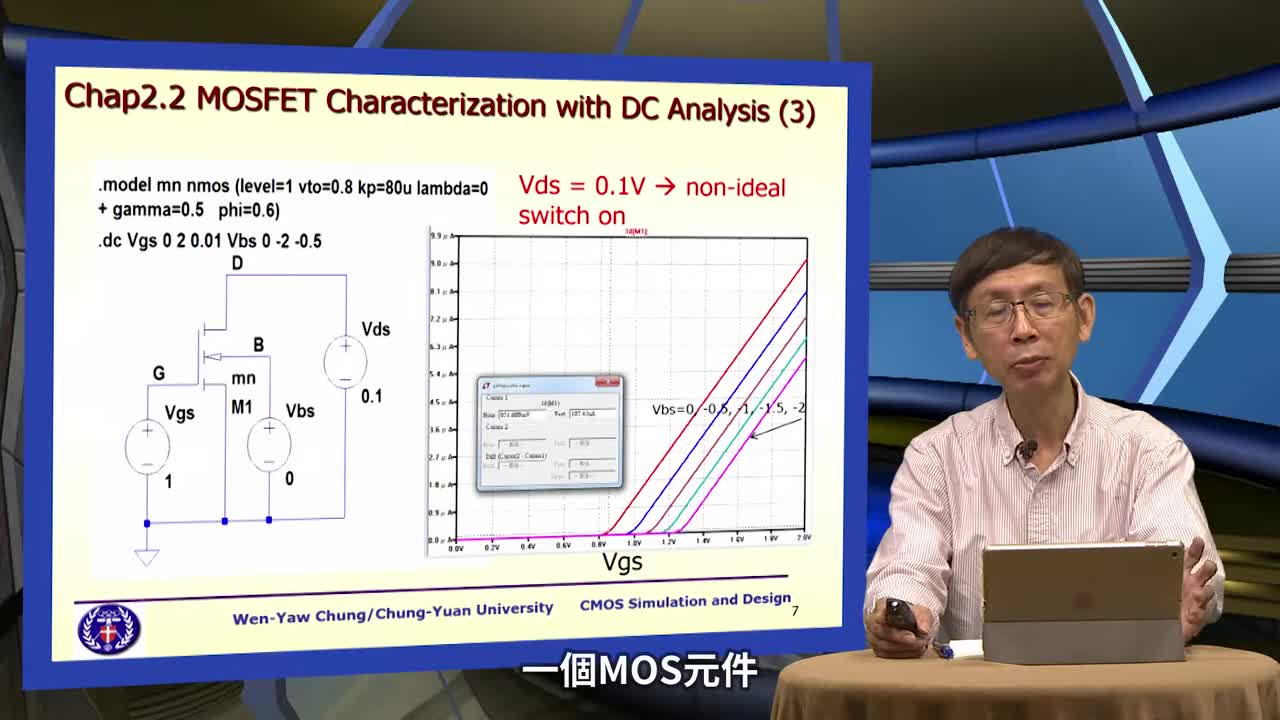 #硬声创作季 #IC设计 从LTspice学IC设计-2-2 MOS元件的特性分析1-2
