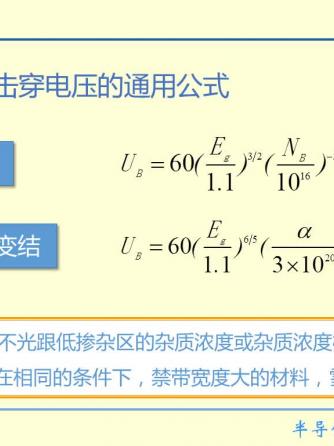 元器件,半导体器件,雪崩击穿