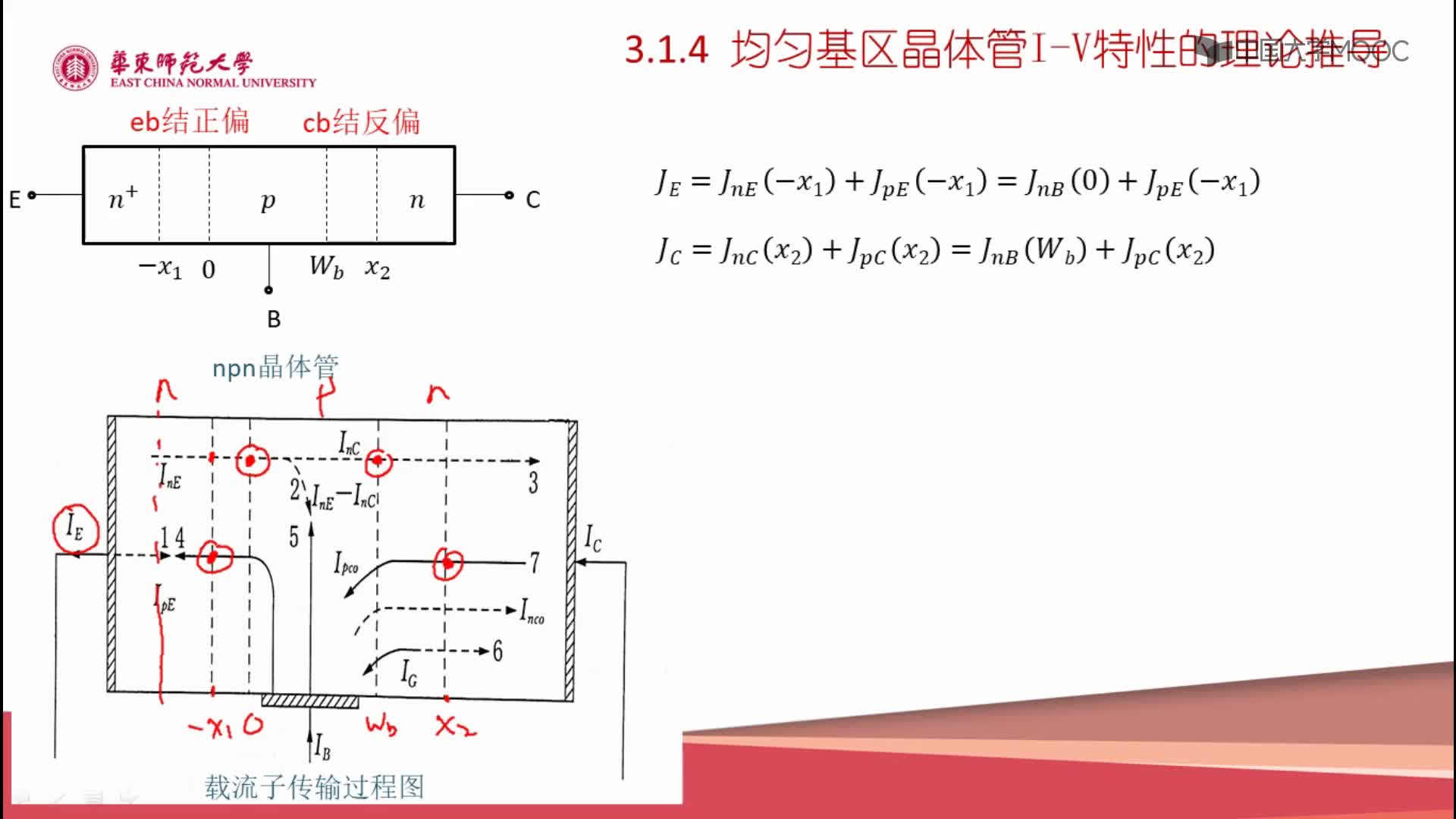 3.1.4 均勻基區(qū)晶體管I-V特性的理論計算(2)#硬聲創(chuàng)作季 