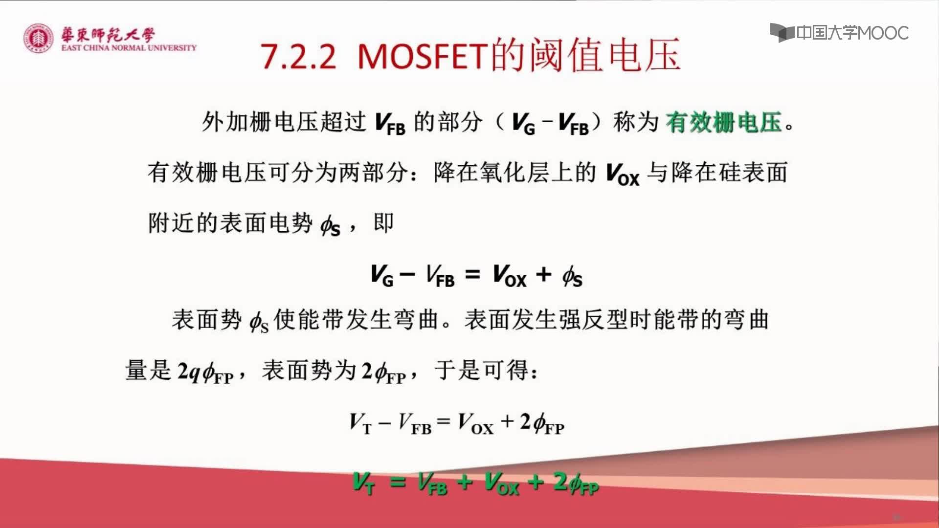 6.2.2 MOSFET的阈值电压(1)(3)#硬声创作季 