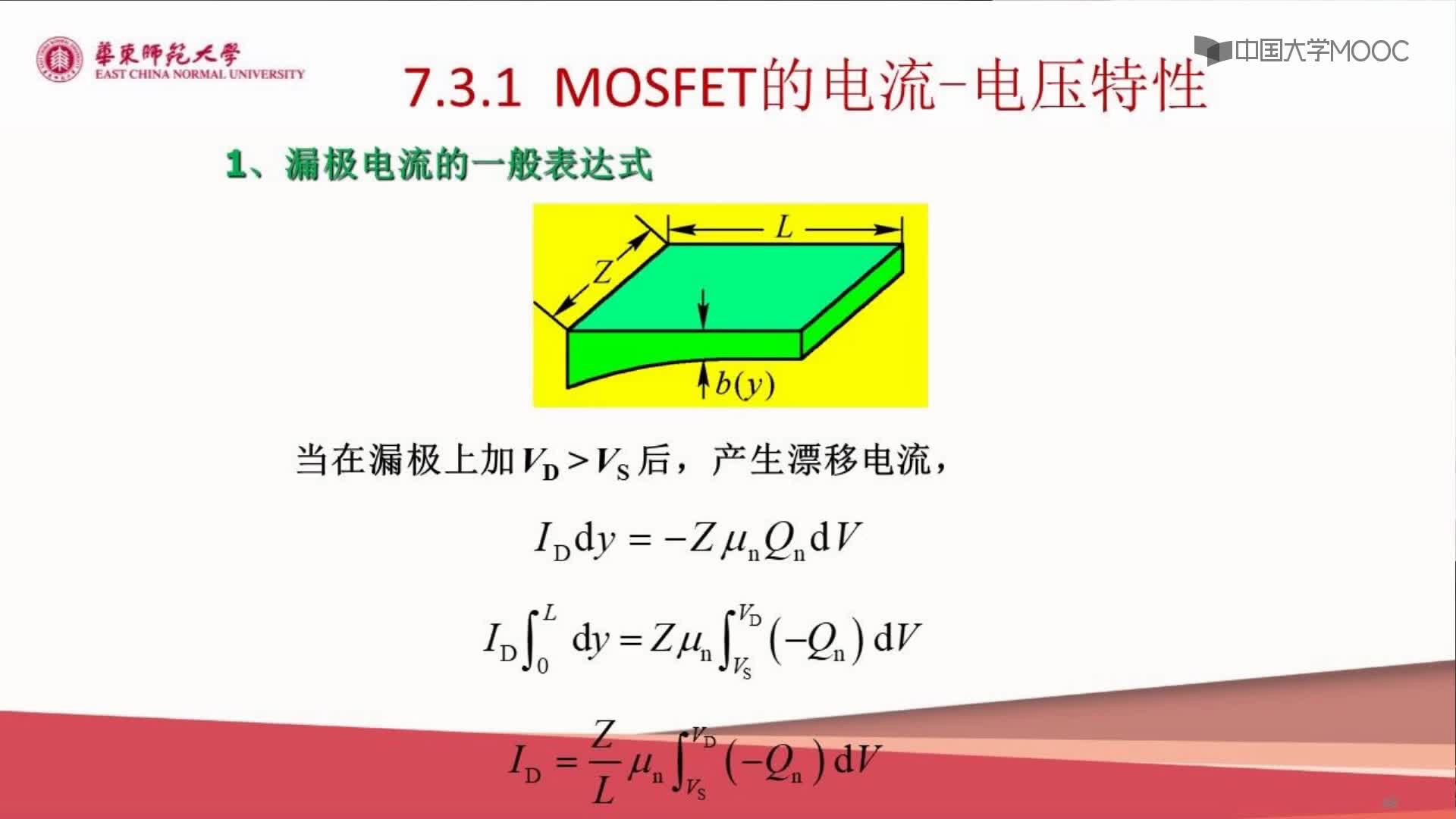 6.3.1 MOSFET的电流-电压特性(1)(3)#硬声创作季 