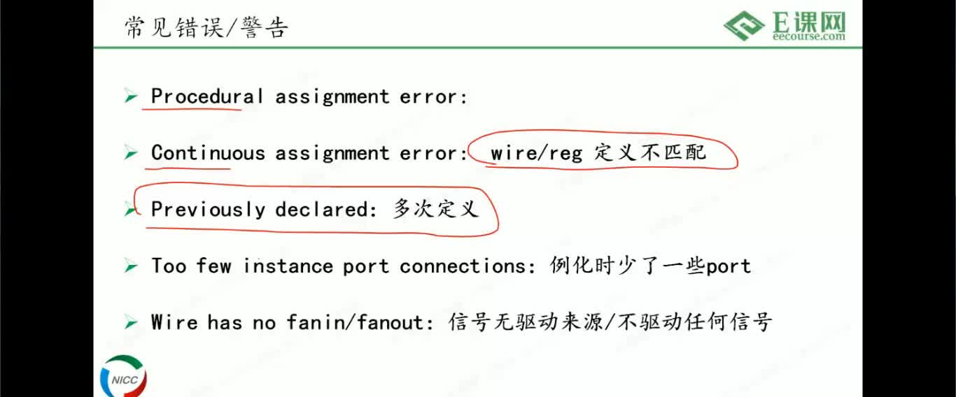 #硬聲創作季 #IC設計 數字IC設計-06 Verilog語法精講-8