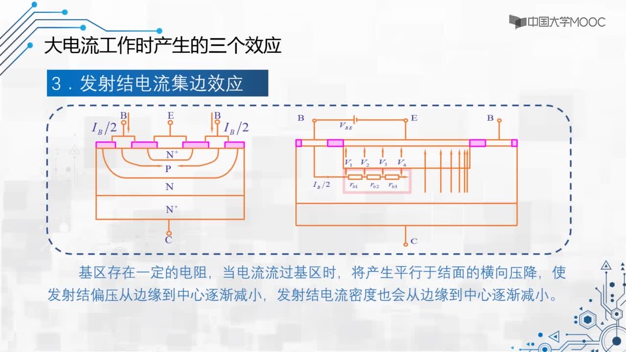 微课：发射极电流集边效应(2)#硬声创作季 