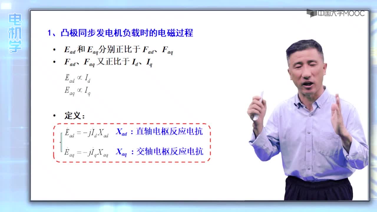 講解凸極同步發(fā)電機的電壓方程式。(2)#硬聲創(chuàng)作季 