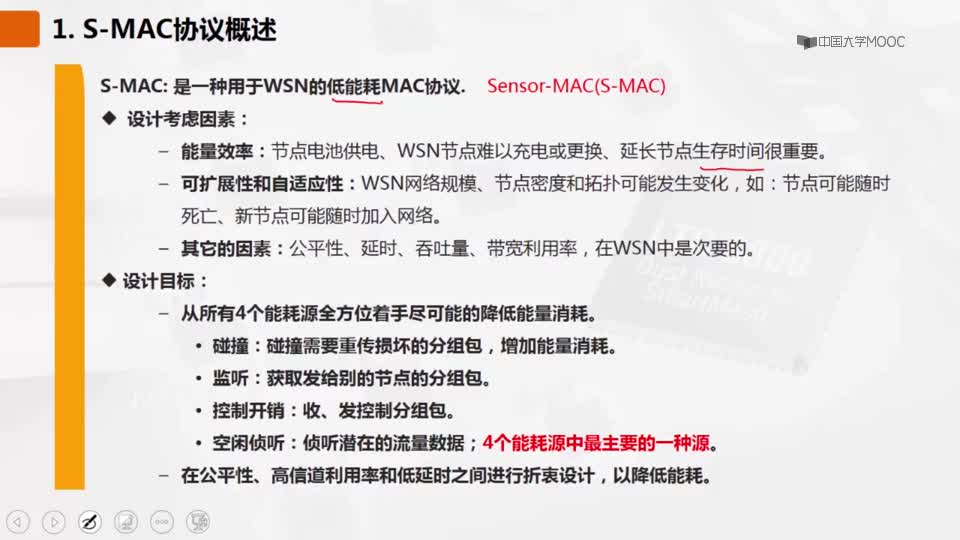 [6.1.1]--知识点12WSN媒质接入层：S-MAC协议工作原理-视频视频截取