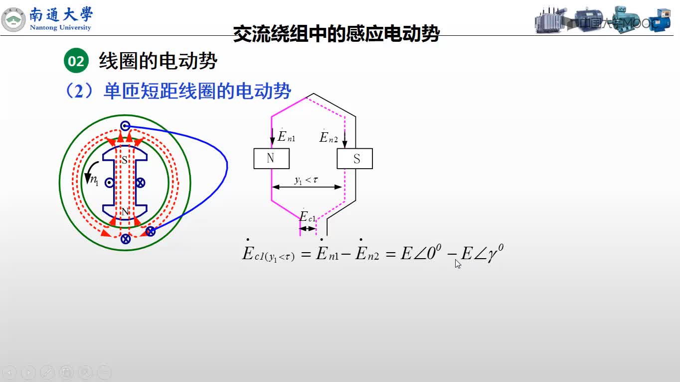 02 交流繞組 線圈電動(dòng)勢(shì)(2)#硬聲創(chuàng)作季 