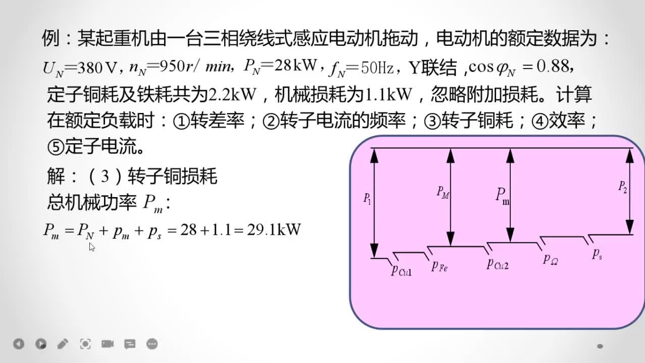 利用功率关系计算三相感应电动机(2)#硬声创作季 
