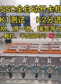 #SSD測試分選機#芯片測試 源頭廠家，支持多種方案，K1K2，高溫箱，測試架等#存儲芯片 