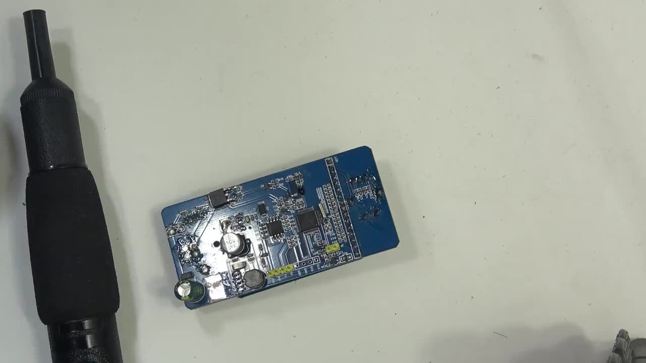 #硬聲創作季  超強吸力吸錫器拆7腳編碼器演示焊臺