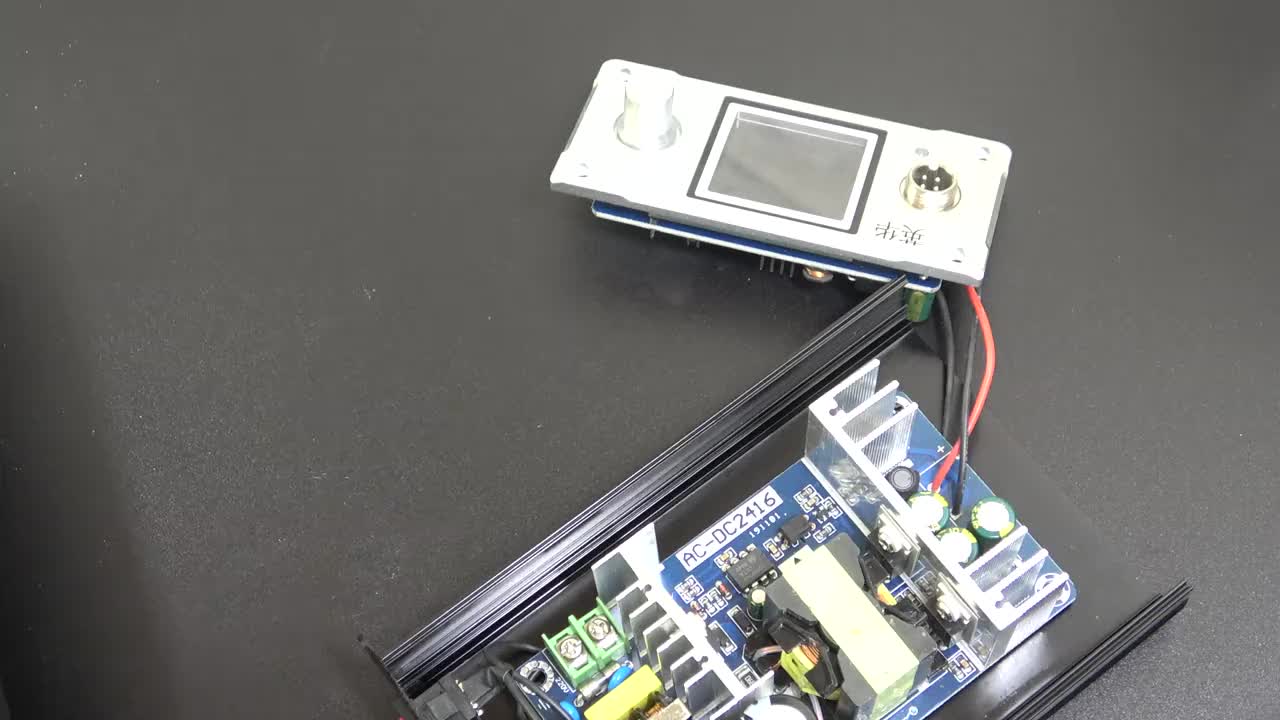 #硬聲創(chuàng)作季  焊臺t12電烙鐵彩屏版控制板鋁合金外殼開孔大約數(shù)據(jù)