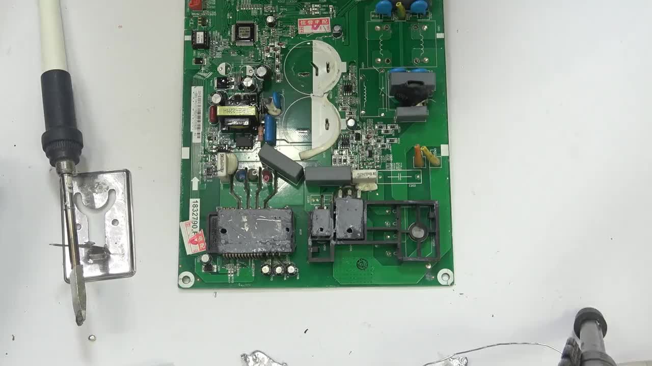#硬聲創作季  焊臺鏟頭拆變頻空調模塊詳細講解