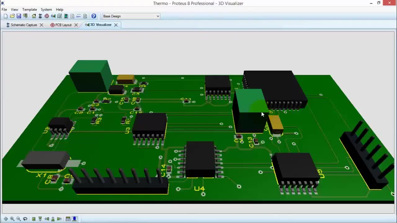 如何在Proteus 8 Ares中设计PCB PCB设计完整教程-电巢