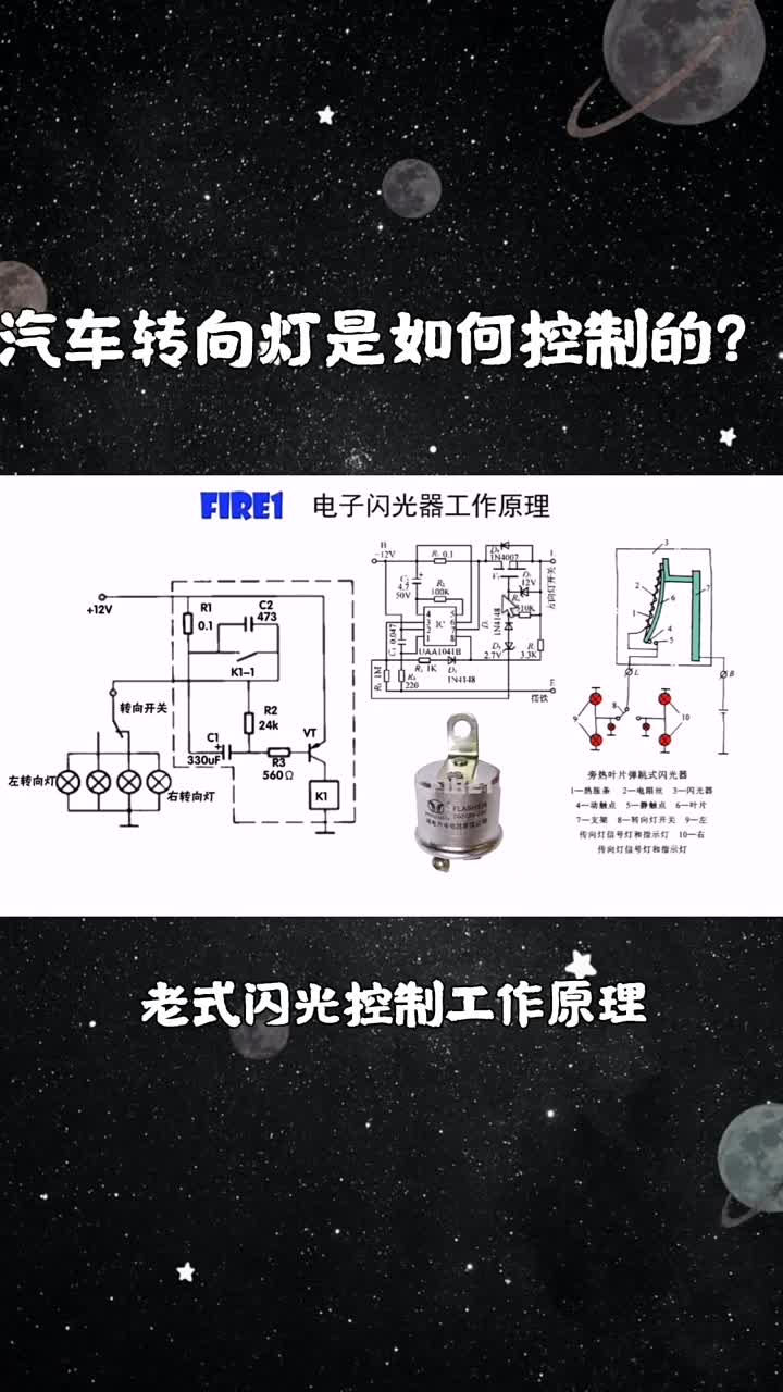 汽車轉(zhuǎn)向燈是怎樣閃爍的，早期閃光器不使用電子元件如何實(shí)現(xiàn)？(2)#硬聲創(chuàng)作季 