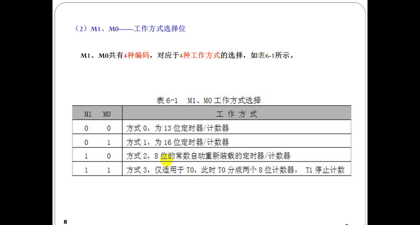 #硬聲創作季 #單片機 單片機原理及應用-20-5 定時器計數器的結構和工作方式-2