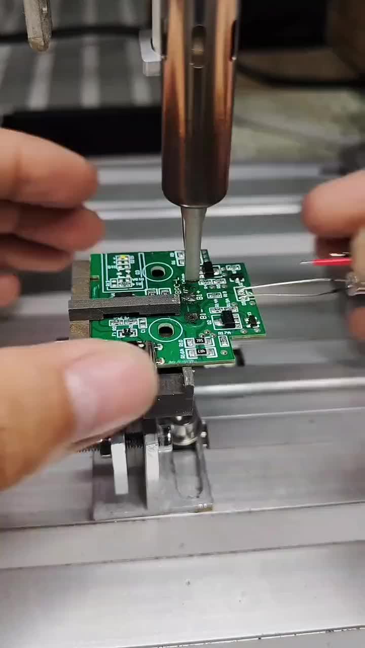 #硬聲創作季   PCB板單點焊，省力省時省錫絲，好實用