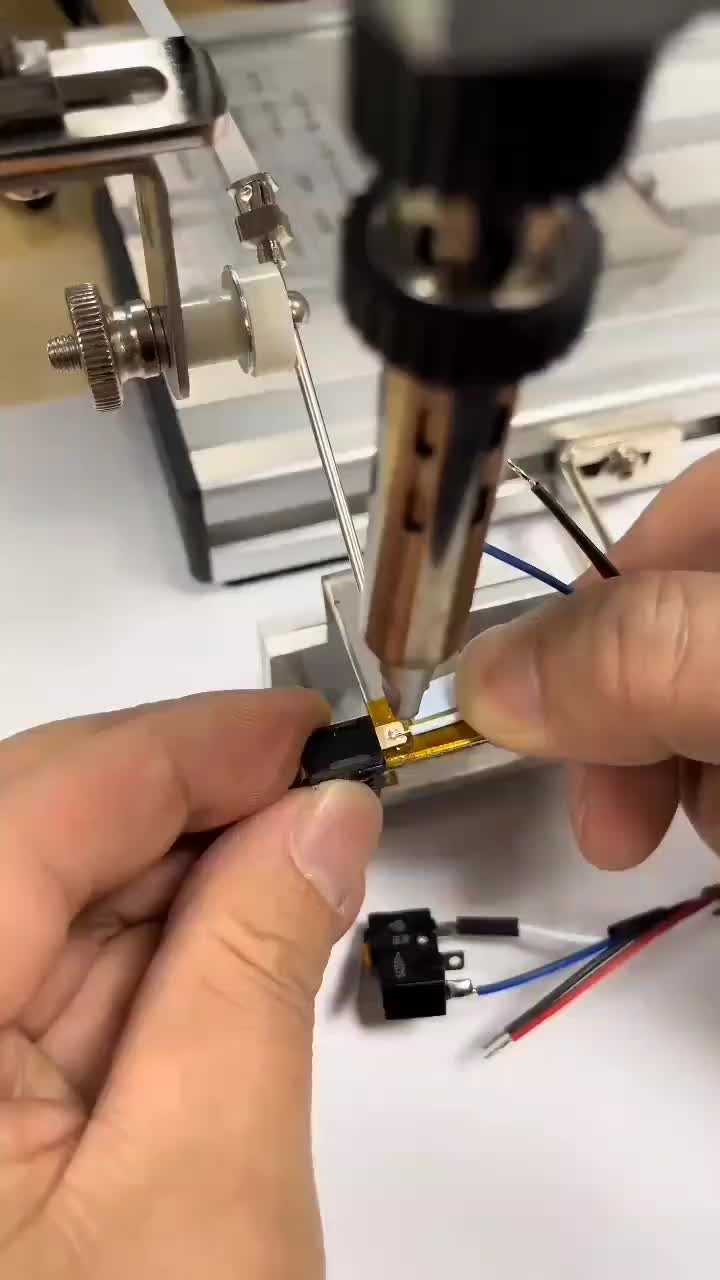 #硬聲創作季   電容單點焊線，省力省時省錫絲