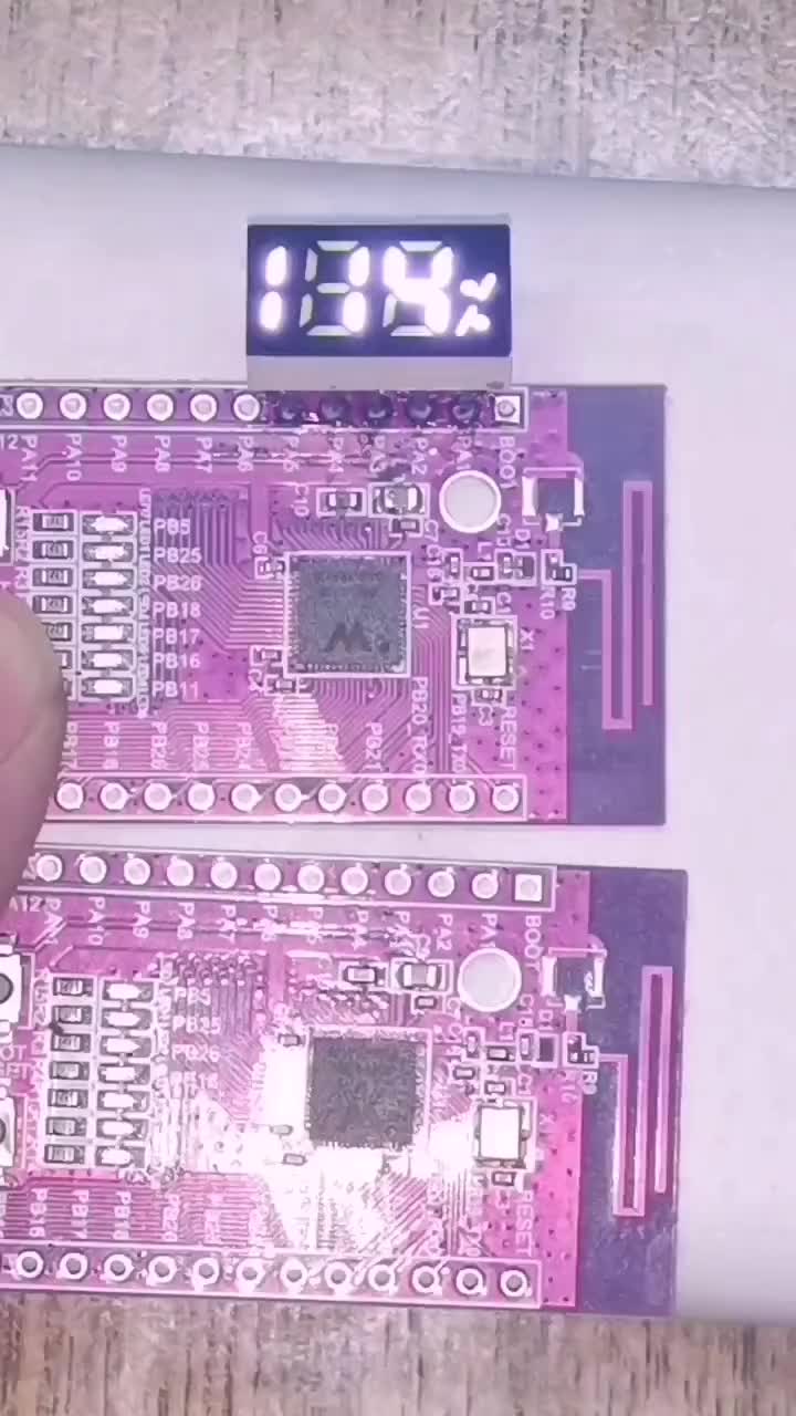 #硬聲創(chuàng)作季   用w801做成的LED顯示demo 