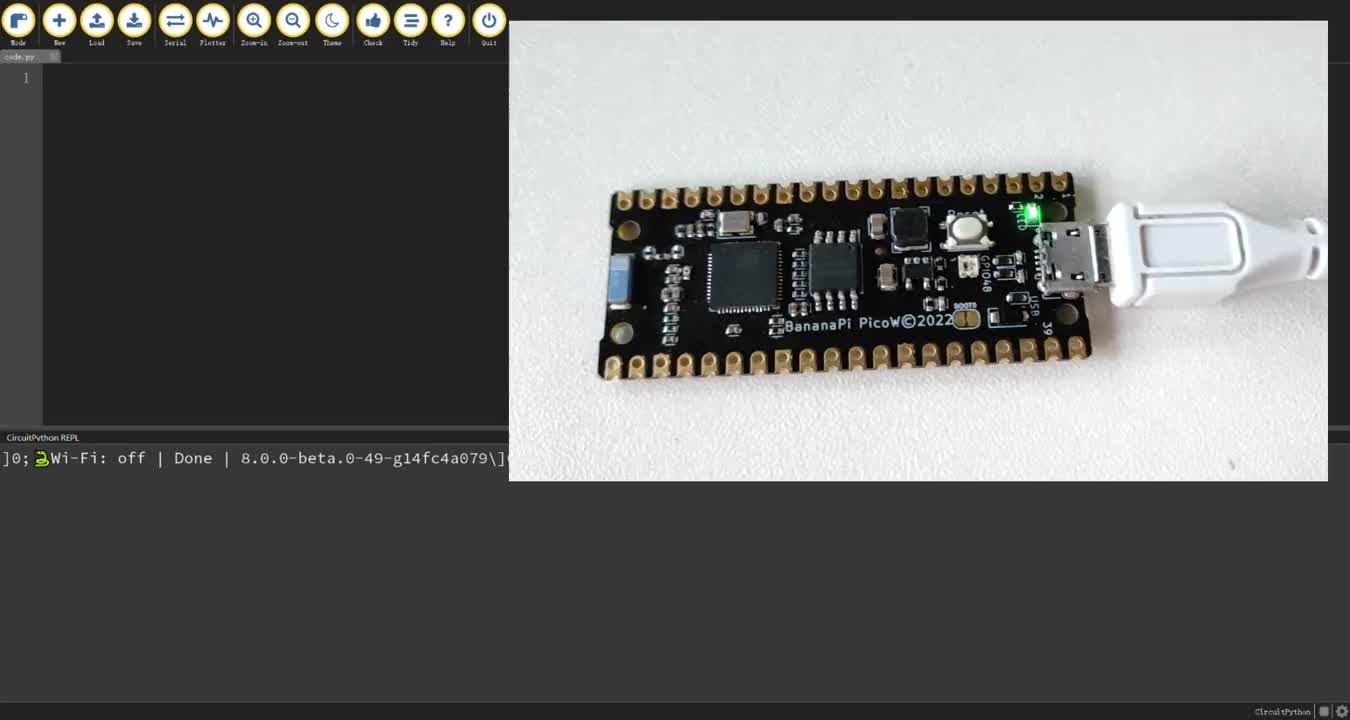 BananaPi BPI-PicoW-S3输出PWM，调节LED亮度【CircuitPython】