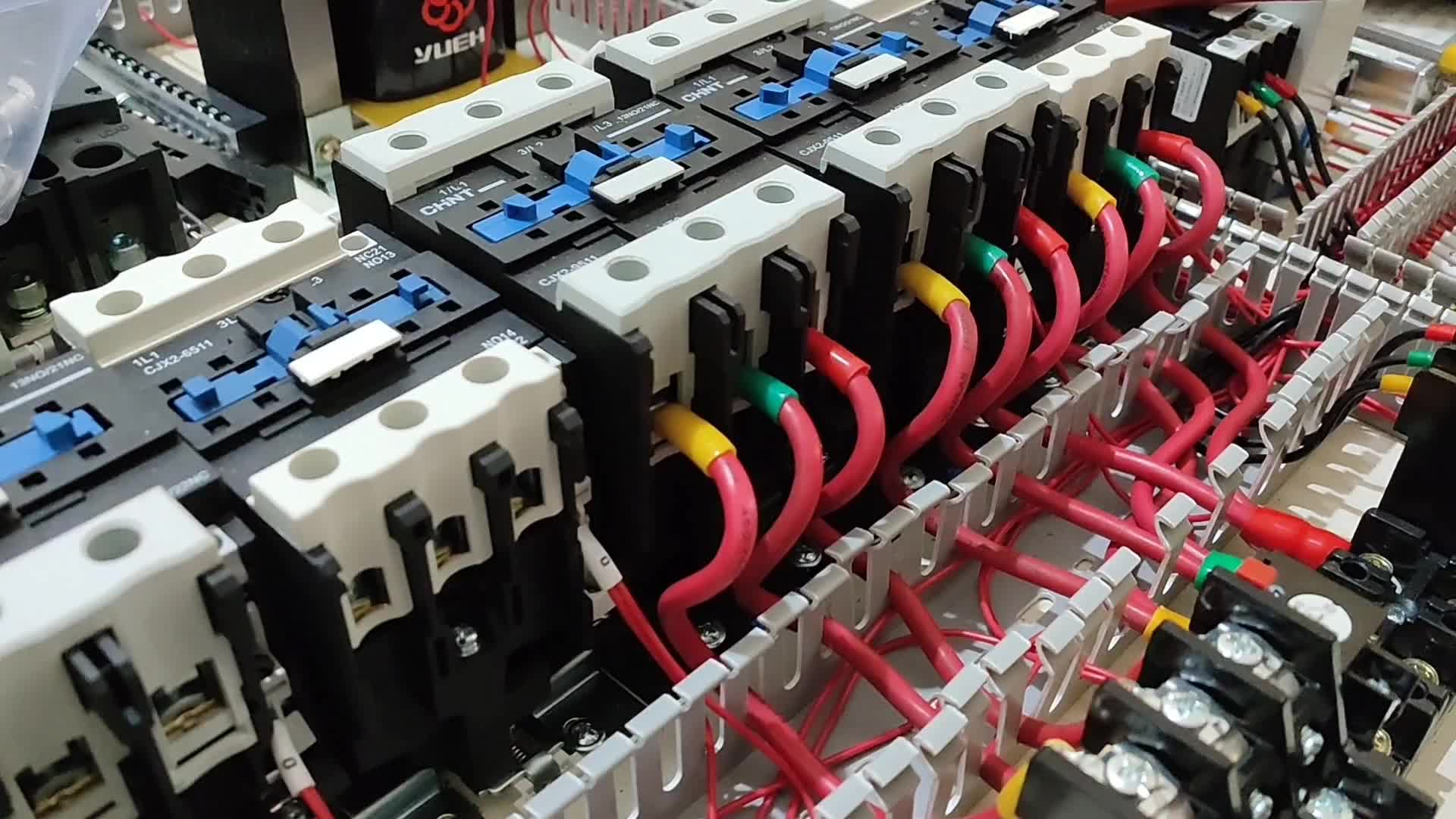 37KW電機(jī)星三角降壓啟動電控箱 現(xiàn)場教你主回路接線還要說不會嗎