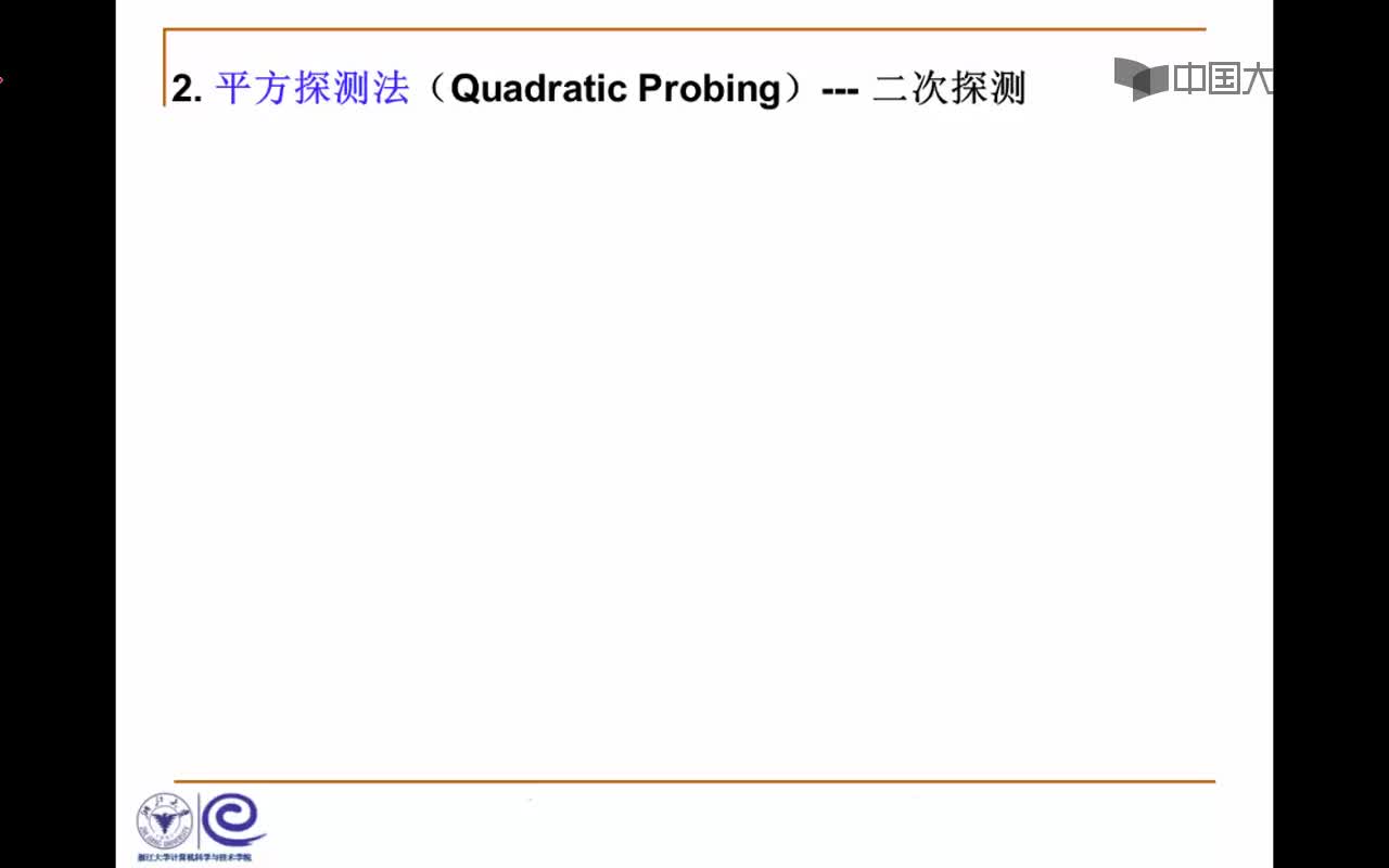結(jié)構(gòu)數(shù)據(jù)：11.3.4 平方探測(cè)法(5_43)(1)#結(jié)構(gòu)數(shù)據(jù) 