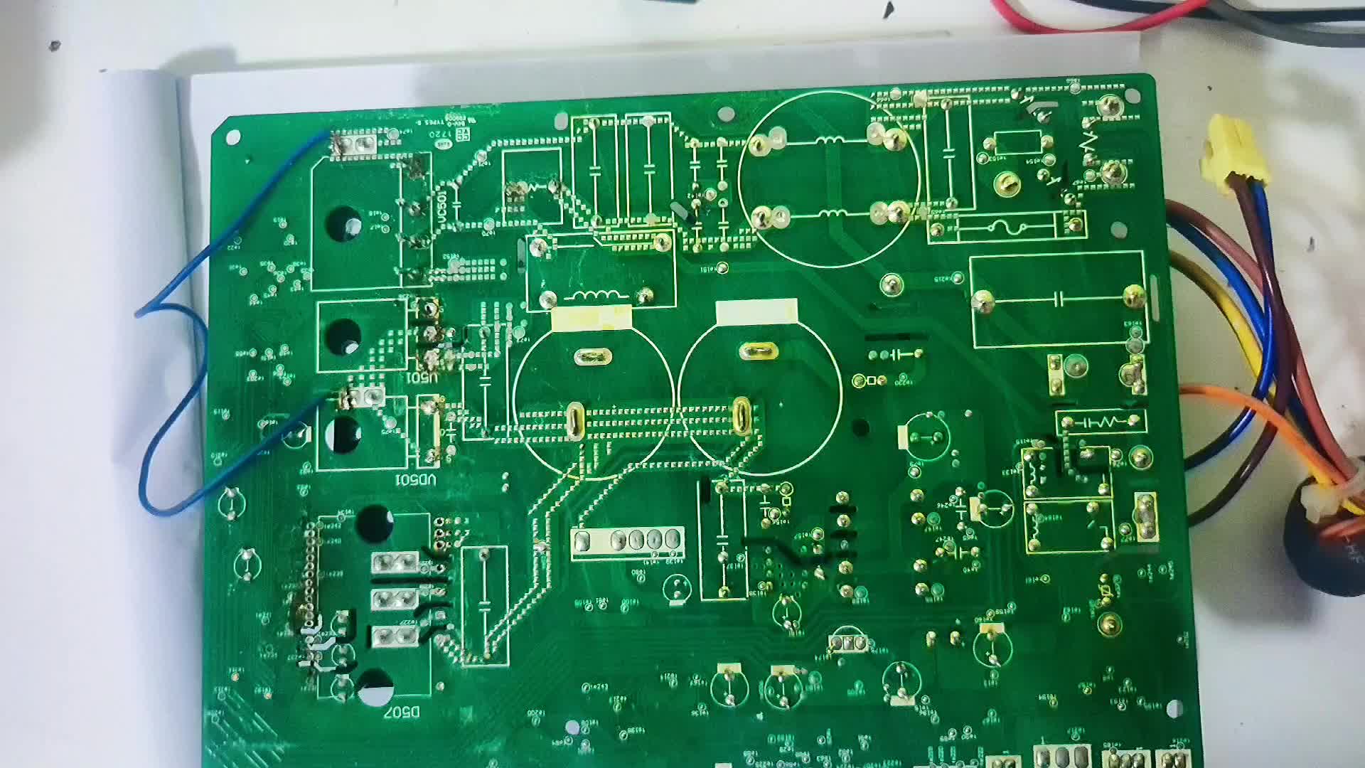 變頻空調外機主板是否短路，測這一點電壓就能知道，一起來學習#硬聲創(chuàng)作季 