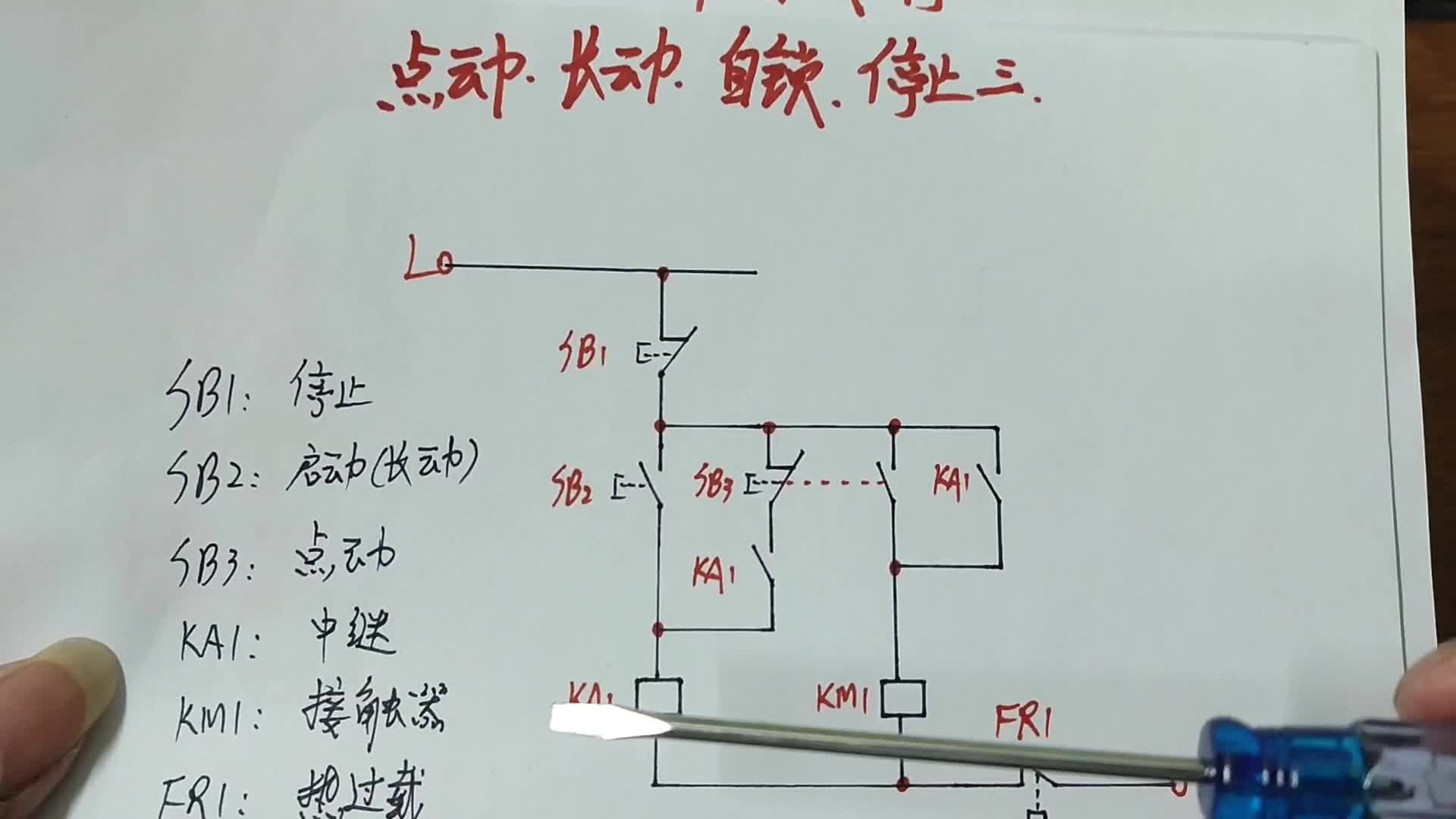 什么是點(diǎn)動控制？什么是長動自鎖控制？一個(gè)電氣原理圖分析講透