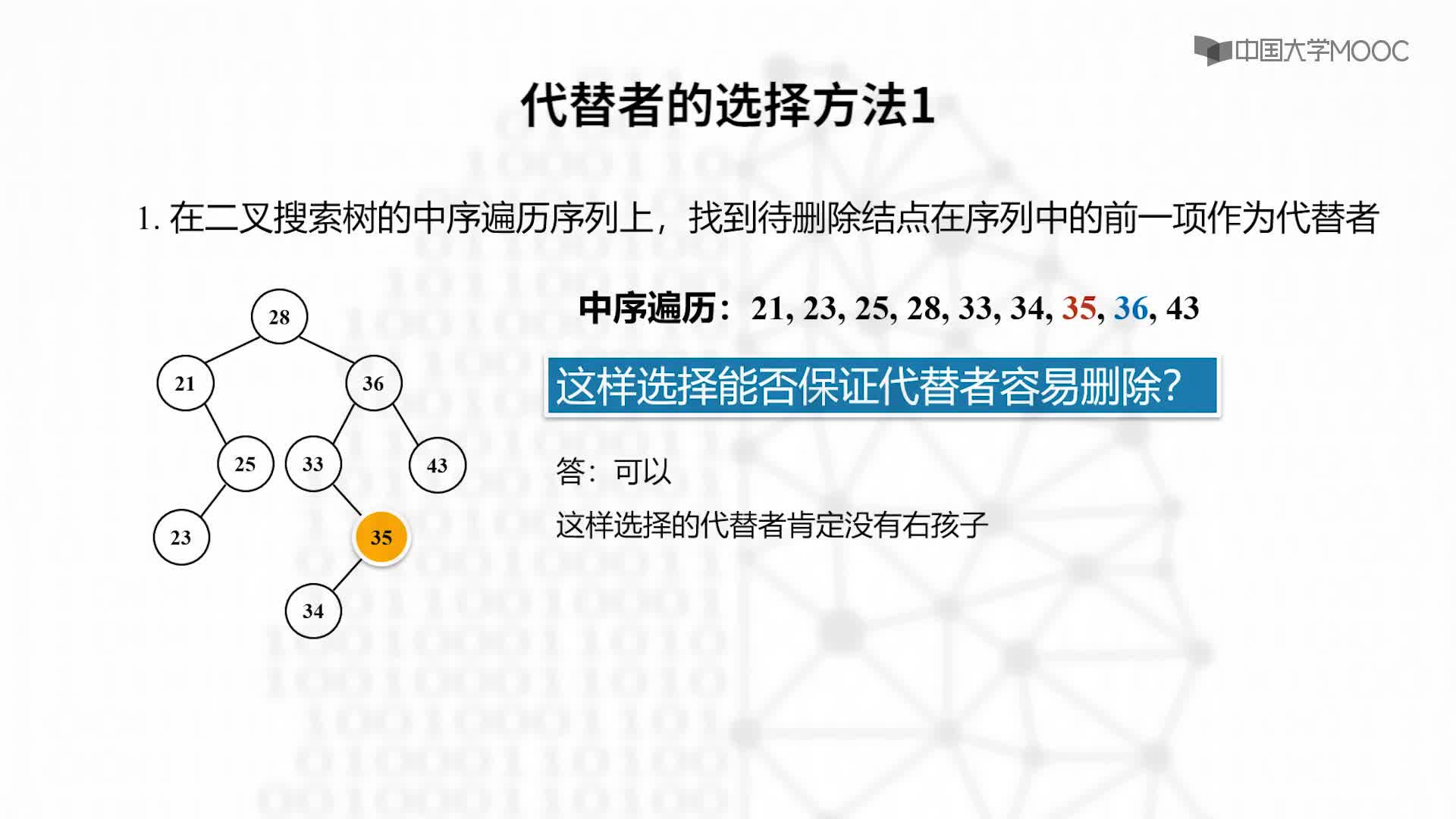 结构数据：7.1.4 二叉搜索树插入与删除操作示例-教学视频(2)#结构数据 