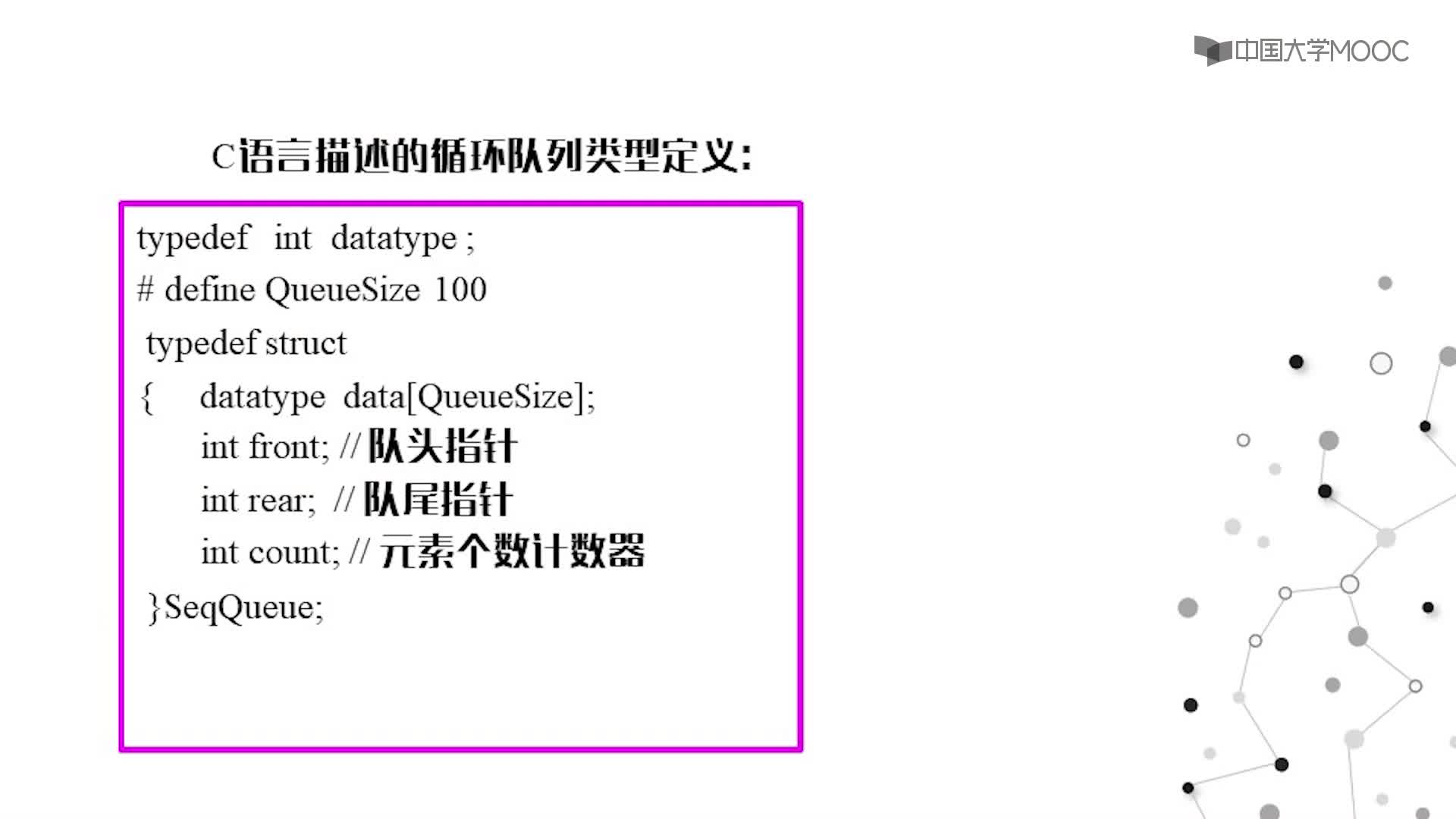 數(shù)據(jù)結(jié)構(gòu)：3.3隊(duì)列的定義與順序隊(duì)列視頻(3)#結(jié)構(gòu)數(shù)據(jù) 
