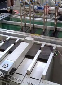 氣凝膠二代機 氣凝膠自動貼合設備 氣凝膠貼雙面膠機，自動上料、產品刷膠、貼正面雙面膠、翻面等#新能源 