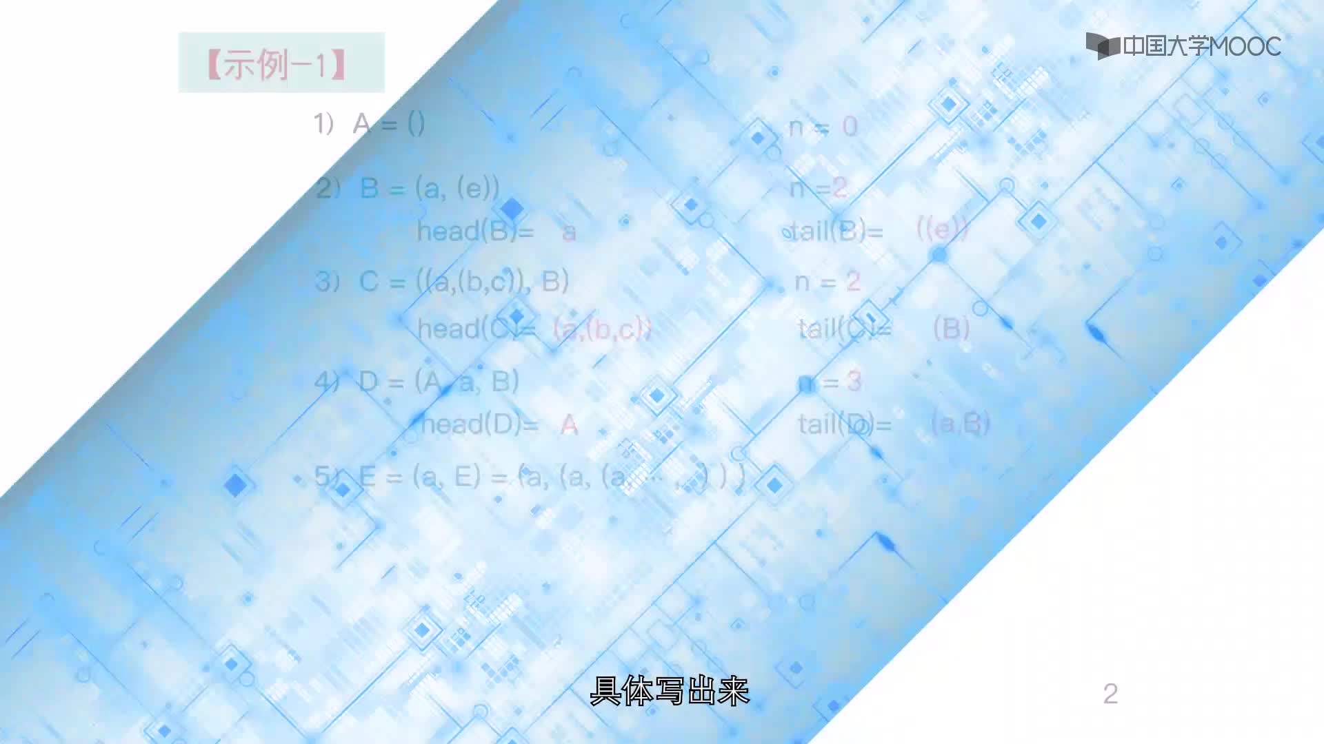 數(shù)據(jù)結(jié)構(gòu)：第5章數(shù)組和廣義表第4講-廣義表的概念(2)#結(jié)構(gòu)數(shù)據(jù) 
