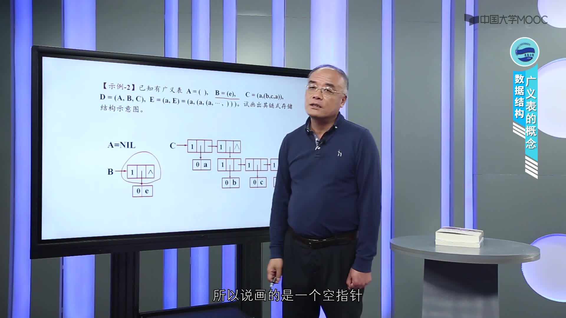 數據結構：第5章數組和廣義表第4講-廣義表的概念(3)#結構數據 