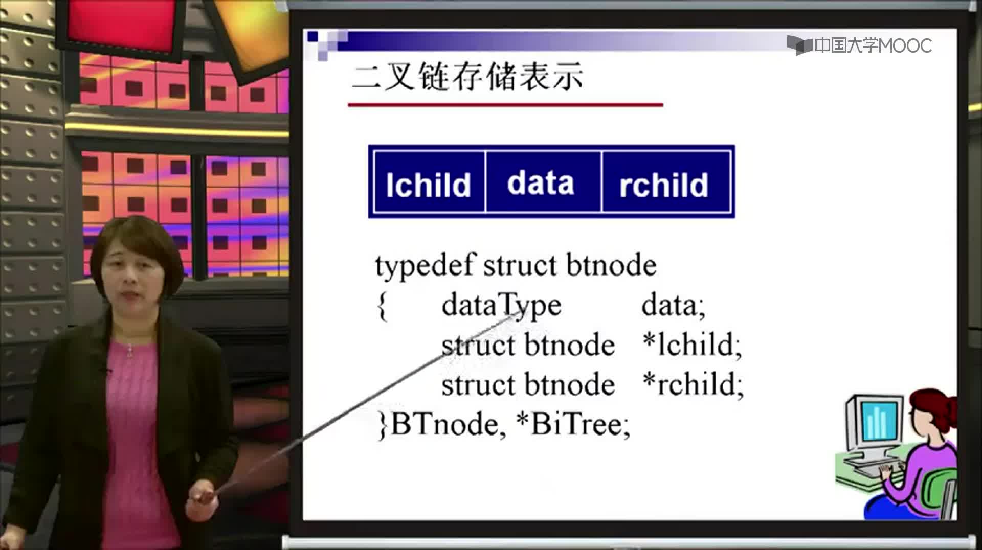 结构数据：二叉树的链式存储(2)#结构数据 