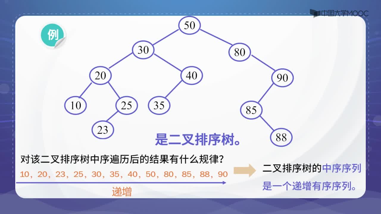 数据结构：7.3.1二叉排序树-授课视频(2)#结构数据 