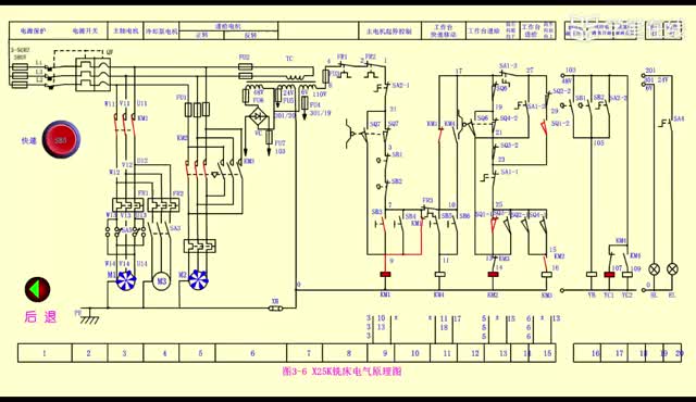 [8.1.22]--22.铣床电气原理图
