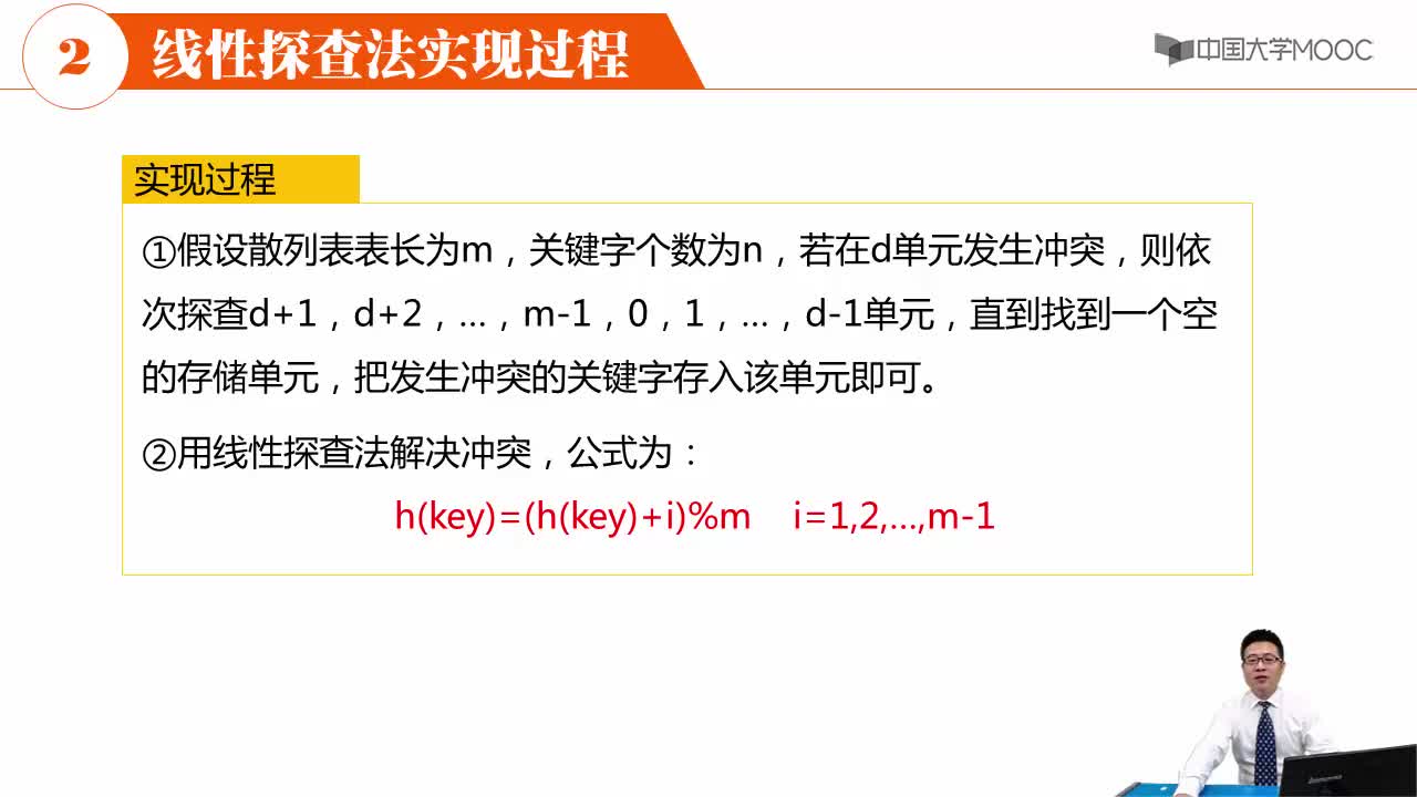 数据结构：散列技术开放定址解决冲突法(2)#结构数据 