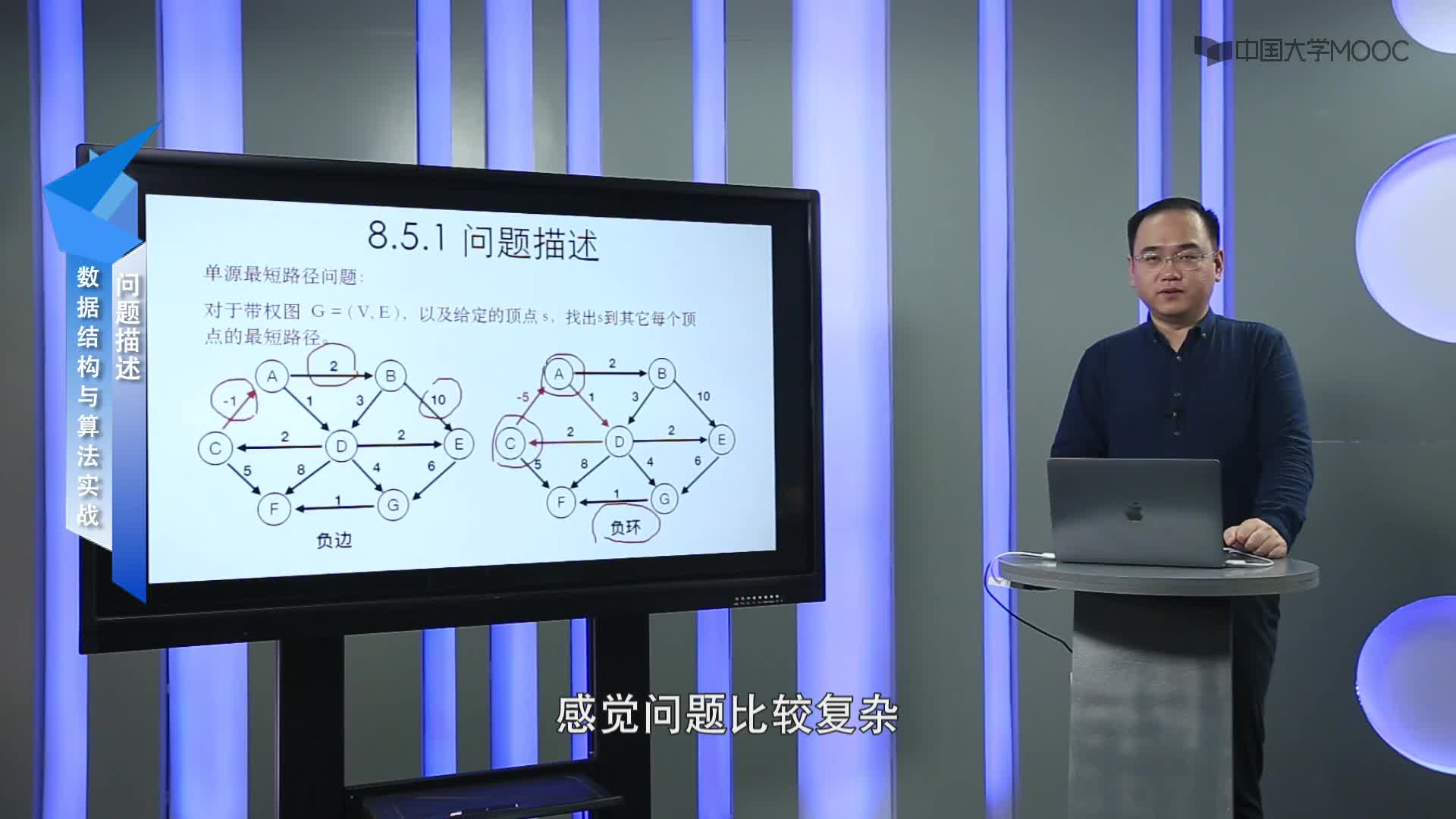 數據結構與算法：8.5.1 問題描述-及8.5.2-無權圖概述(2)#結構數據 
