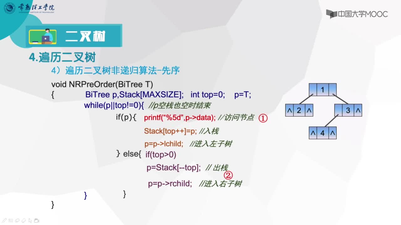 數(shù)據(jù)結(jié)構(gòu)與算法：遍歷二叉樹（非遞歸方法）(2)#結(jié)構(gòu)數(shù)據(jù) 