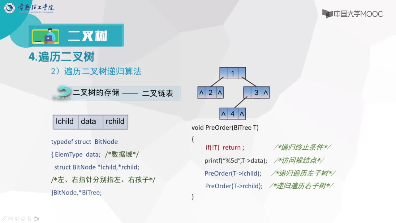 數據結構與算法：遍歷二叉樹（遞歸方法）(2)#結構數據 