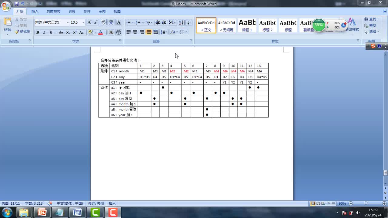 #硬聲創作季  #嵌入式軟件測試技術  43 第5章(5.5.3)決策表法案例一(4)