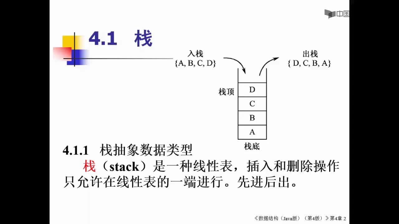 數據結構：95_4.1 棧(1)(1)#結構數據 