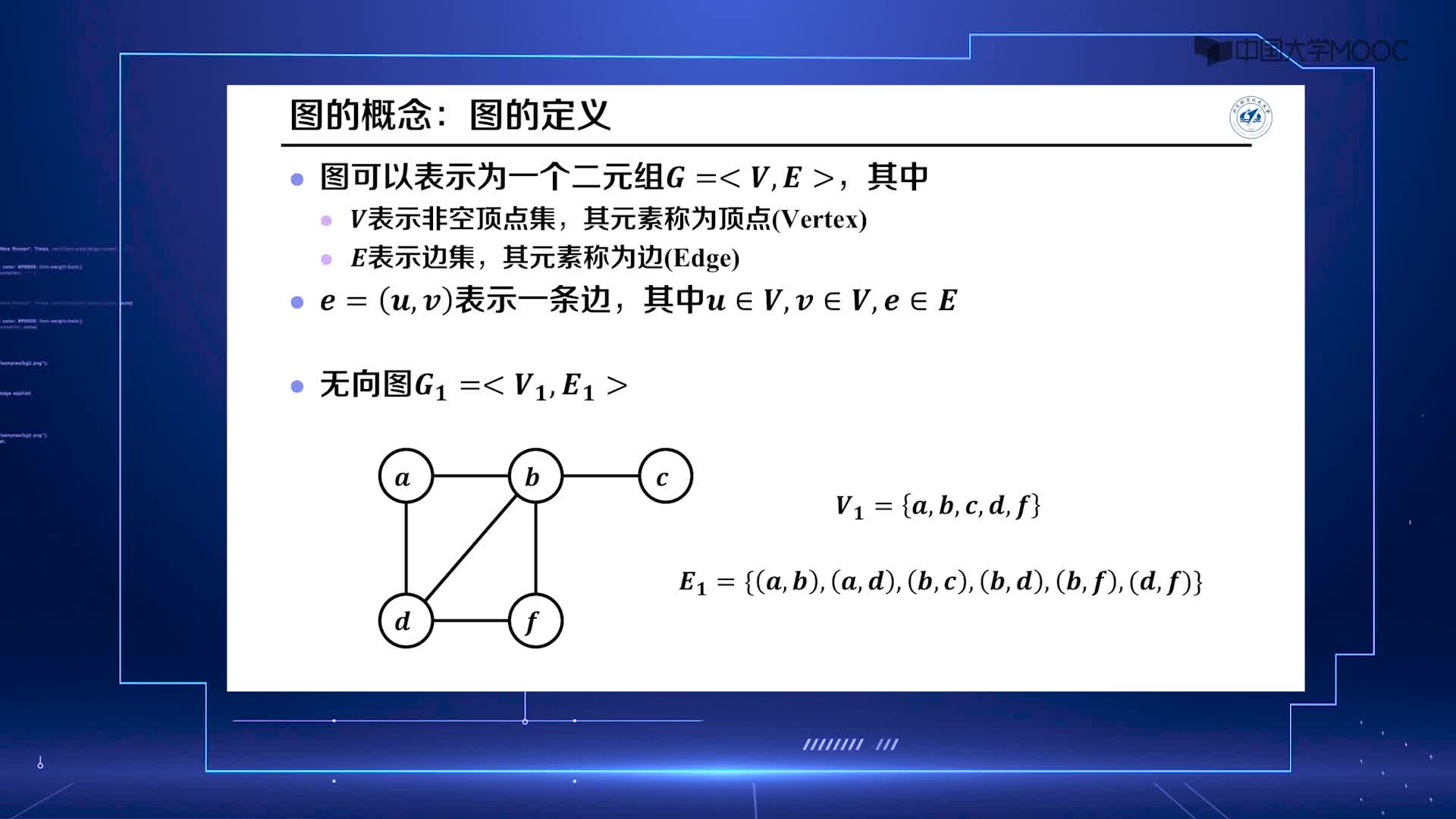 算法设计与分析：8.1 图的基本概念 上(2)#硬声创作季 