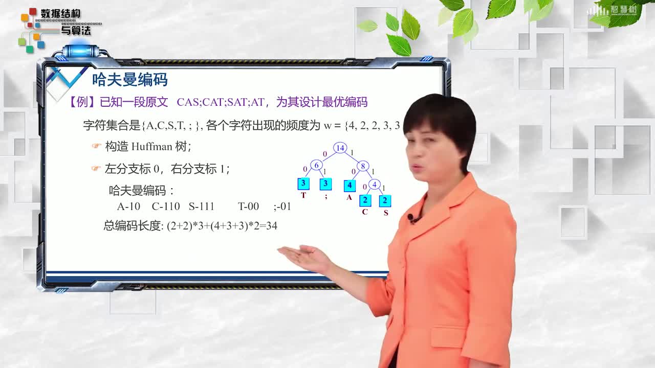 數(shù)據(jù)結構與分析：[7.5.2]--Huffman樹應用舉例(3)#硬聲創(chuàng)作季 